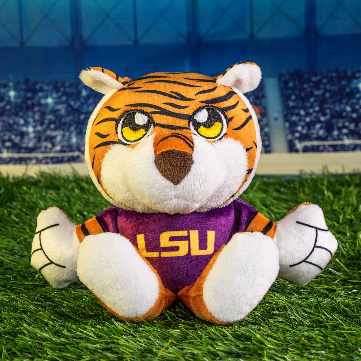 LSU Mike the Tiger 8&quot; Mascot Kuricha Sitting Plush