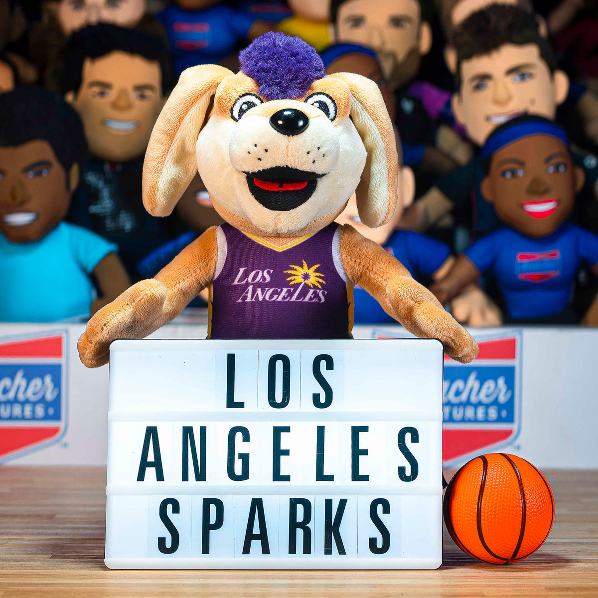 Los Angeles Sparks Sparky 10&quot; Mascot Plush Figure