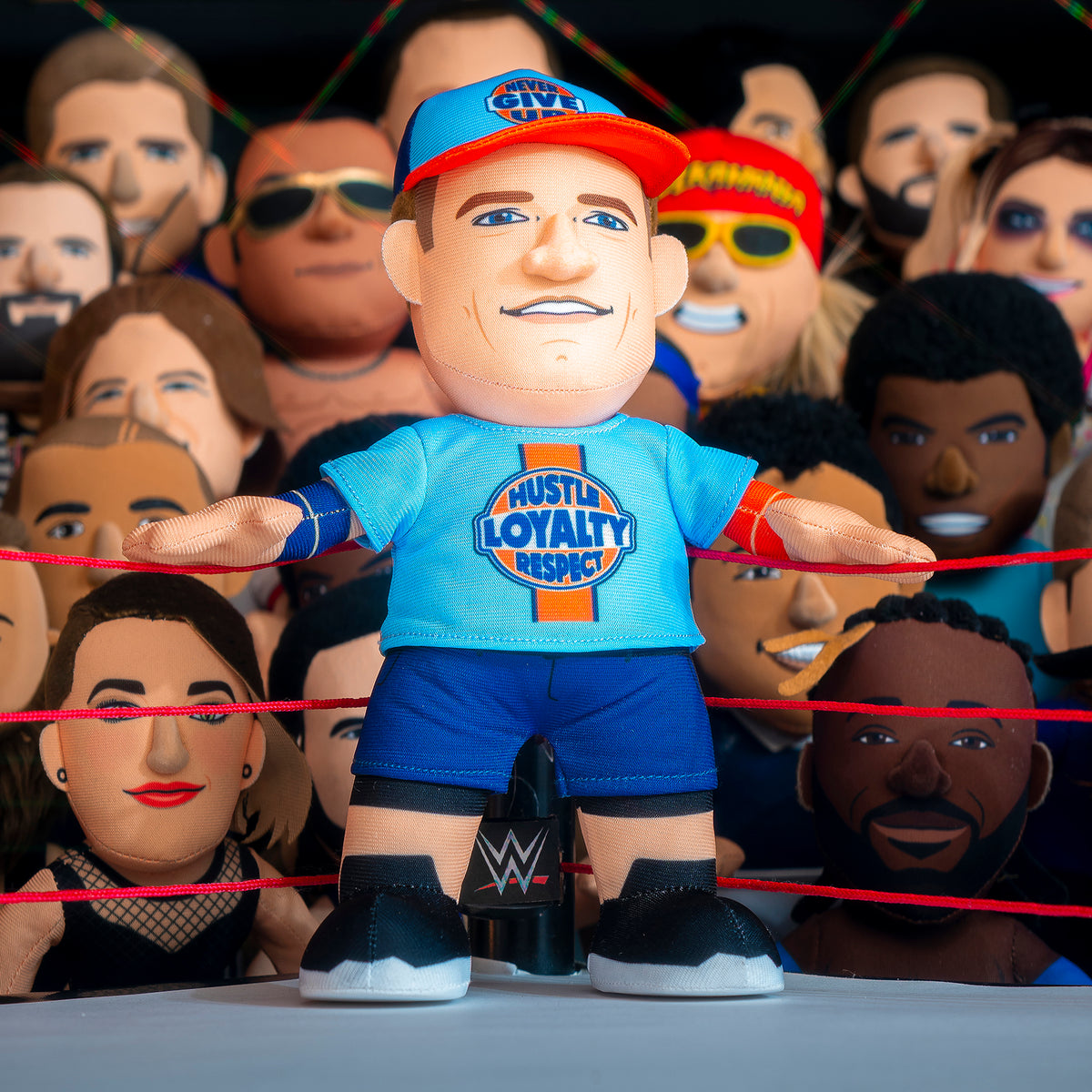 WWE Superstar John Cena (Hustle Loyalty Respect - Blue) 10&quot; Plush Figure
