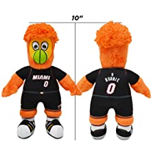 Miami Heat Burnie 10&quot; Mascot Plush Figure