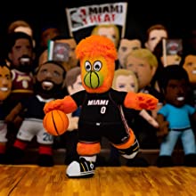 Miami Heat Burnie 10&quot; Mascot Plush Figure