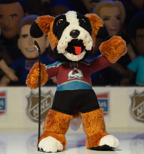 Colorado Avalanche Puck - Bernie Mascot