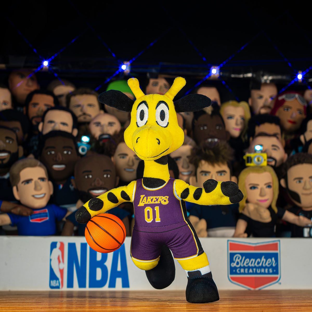 Los Angeles Lakers Giraffe 10&quot; Mascot Plush Figure