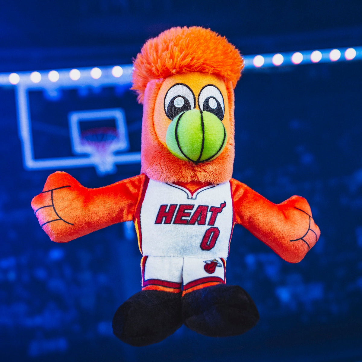 Miami Heat Bundle: Burnie and Heat Basketball Kuricha Plushies