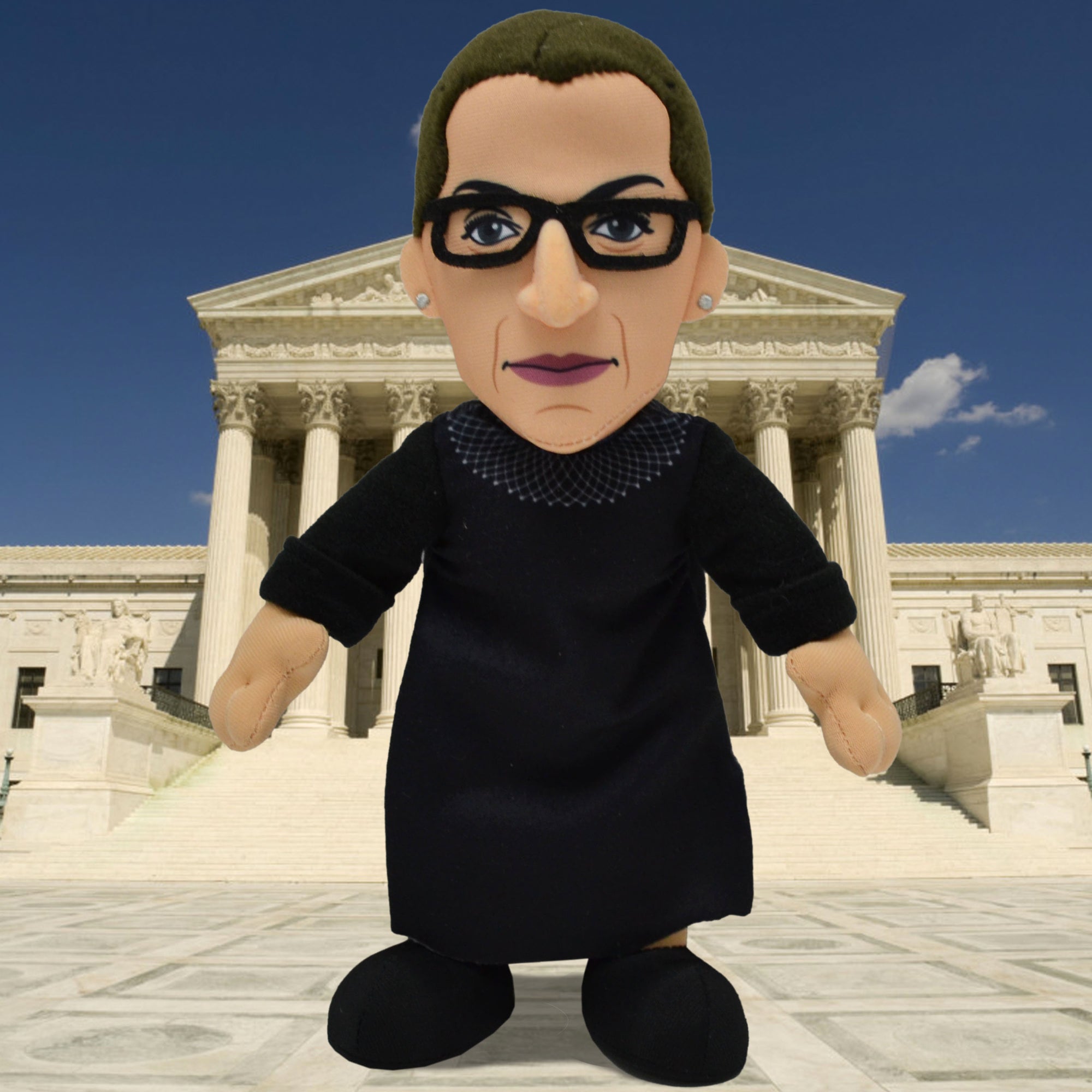 HERE COMES THE JUDGE! RBG JOINS THE BLEACHER CREATURES TEAM OF BELOVED PERSONALITIES