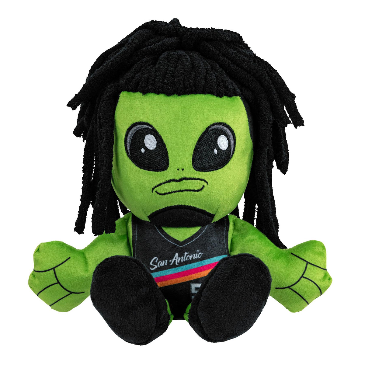 San Antonio Spurs Alien with Braids 8" NBA Kuricha Plush