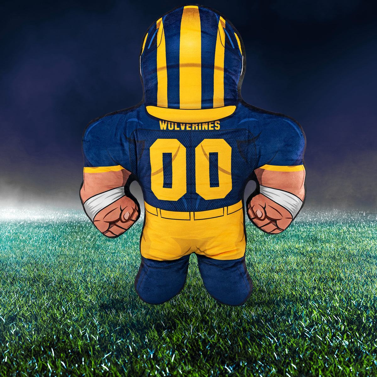 Michigan Wolverines Football Player 24&quot; Mascot Bleacher Buddy