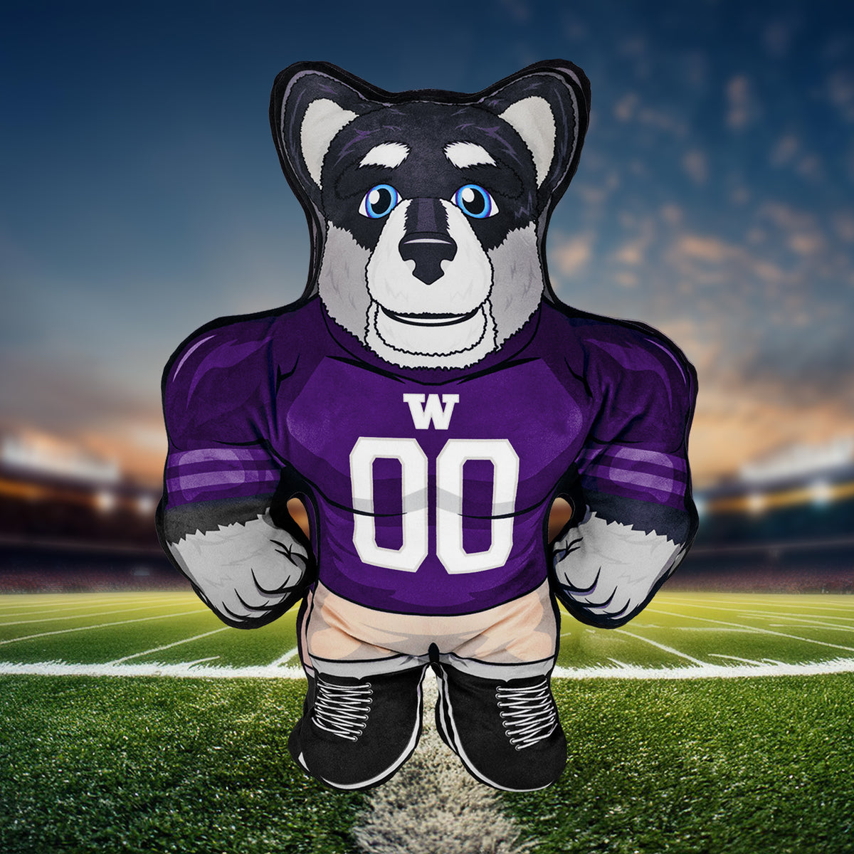 Washington Huskies Harry the Husky 24&quot; Mascot Bleacher Buddy