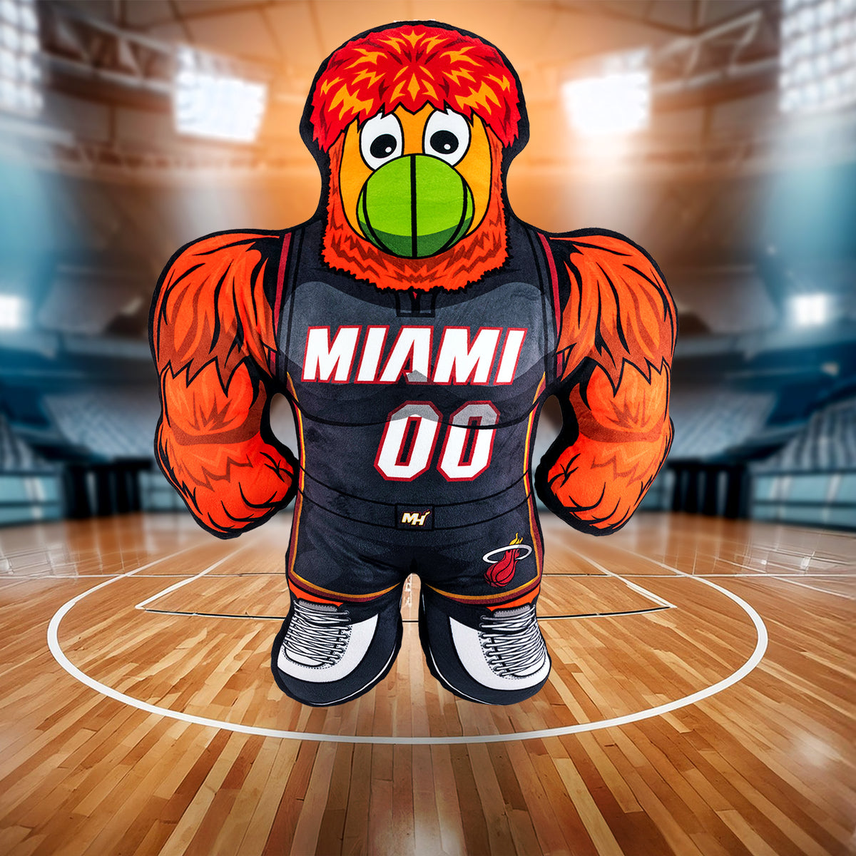 Miami Heat Burnie 24&quot; Mascot Bleacher Buddy