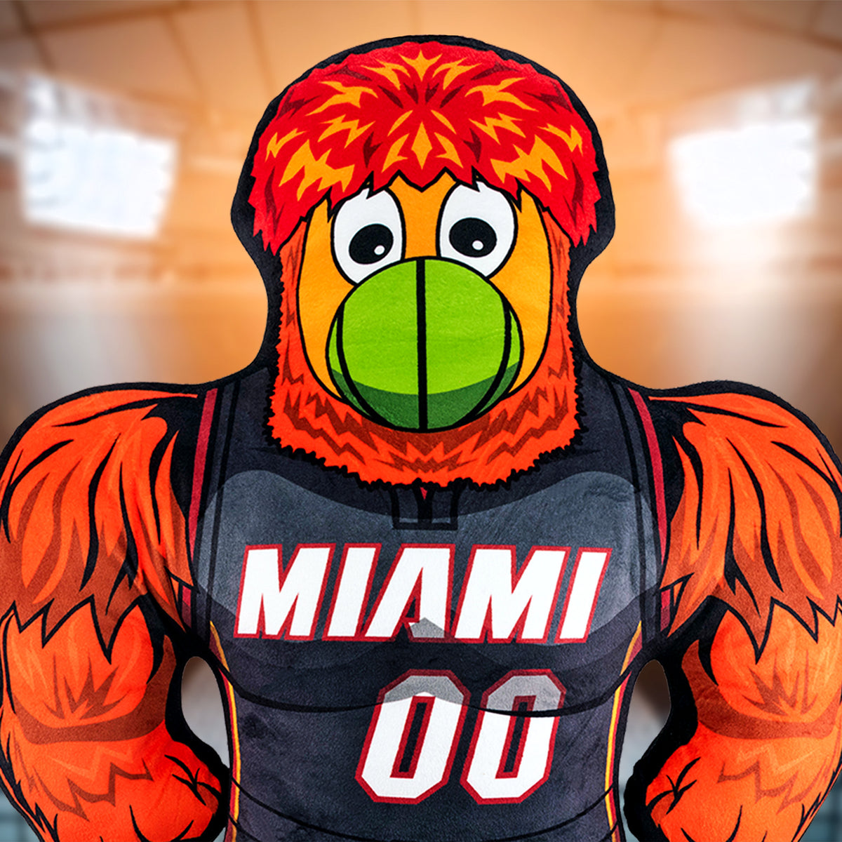 Miami Heat Burnie 24&quot; Mascot Bleacher Buddy