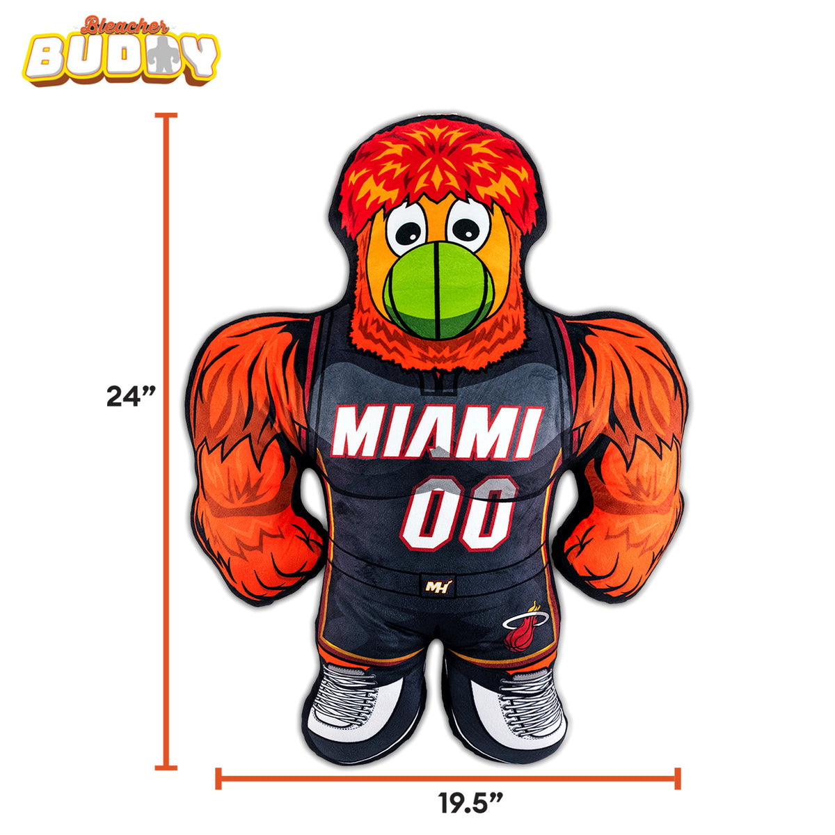 Miami Heat Burnie 24" Mascot Bleacher Buddy