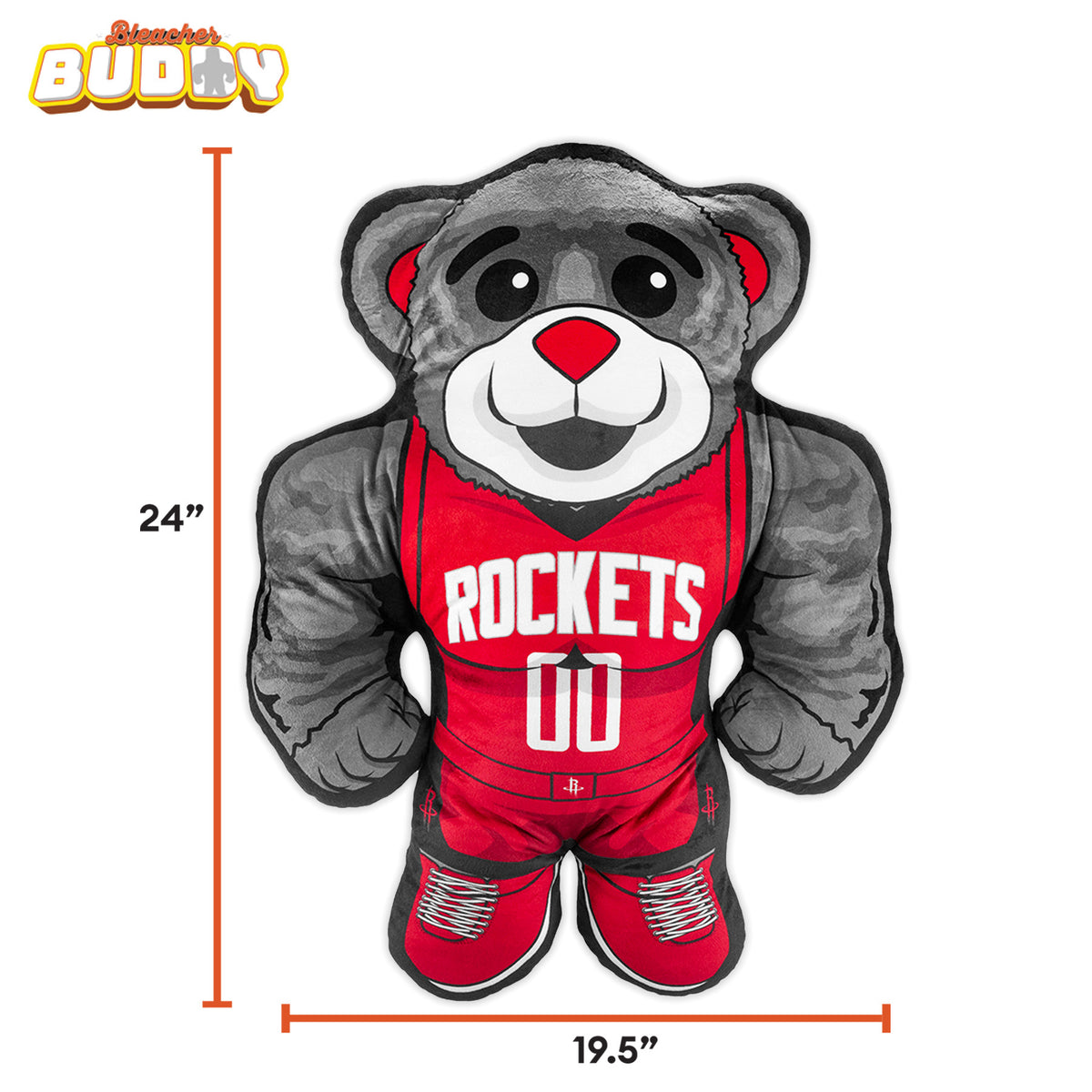 Houston Rockets Clutch 24" Mascot Bleacher Buddy