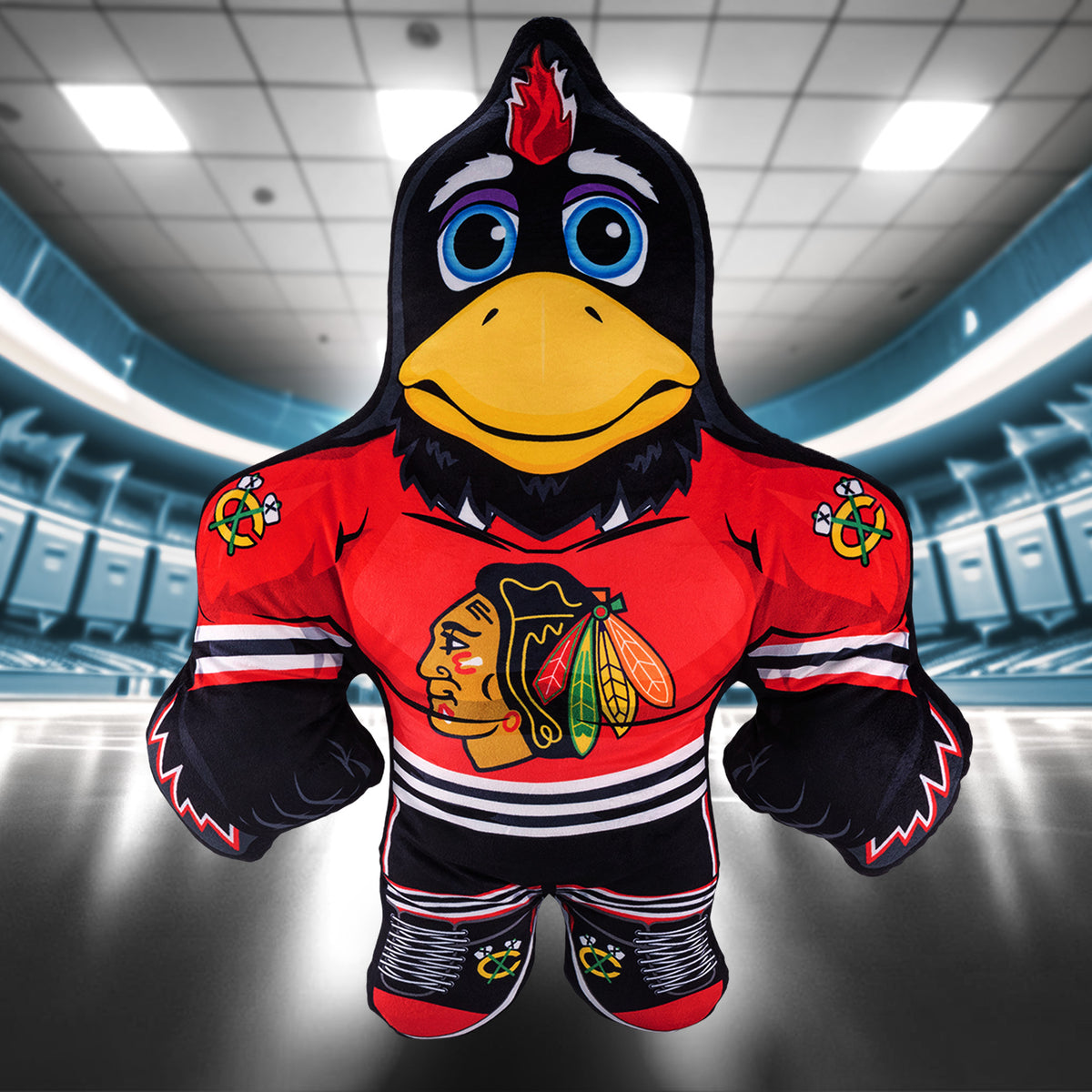 Chicago Blackhawks Tommyhawk 24&quot; Mascot Bleacher Buddy
