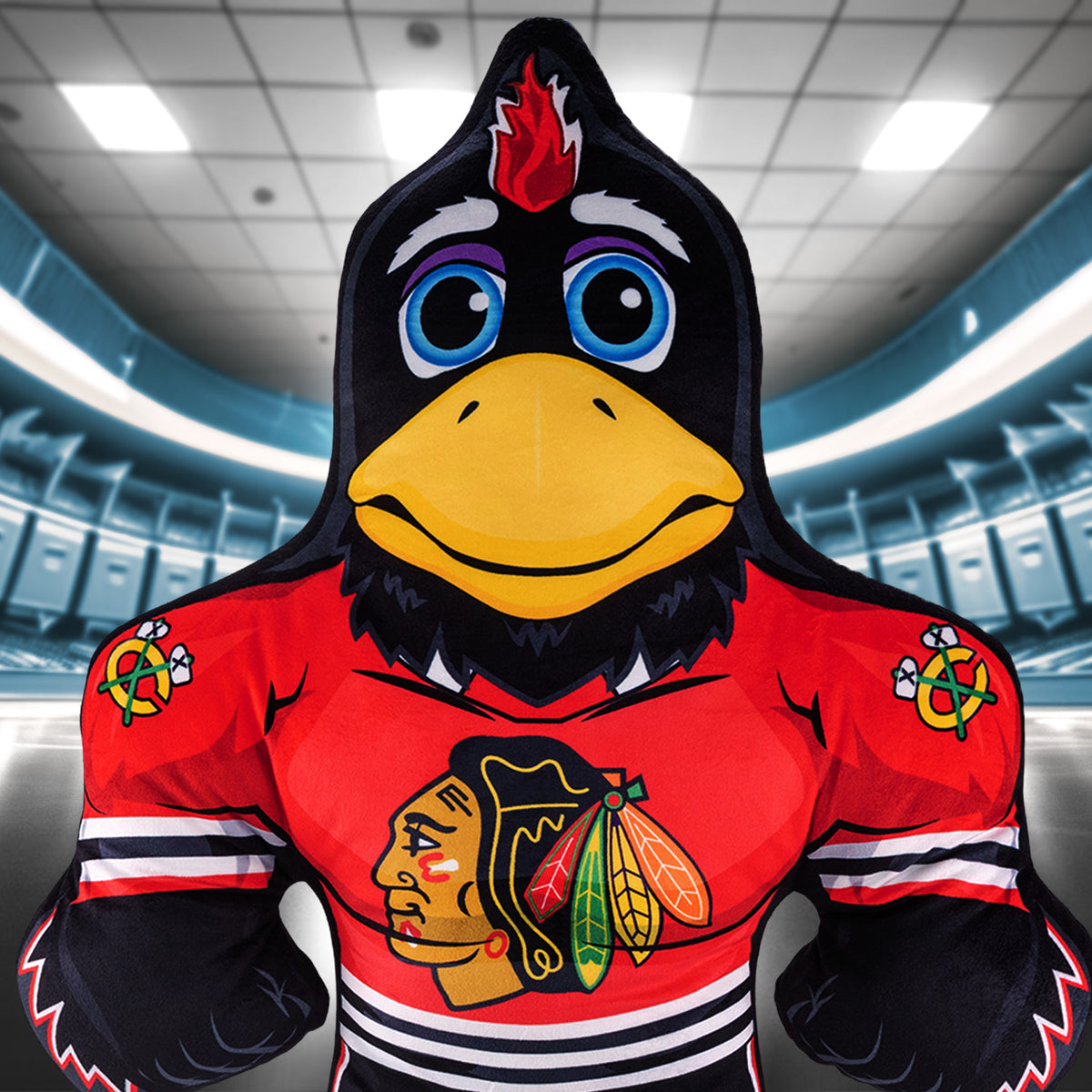 Chicago Blackhawks Tommyhawk 24&quot; Mascot Bleacher Buddy