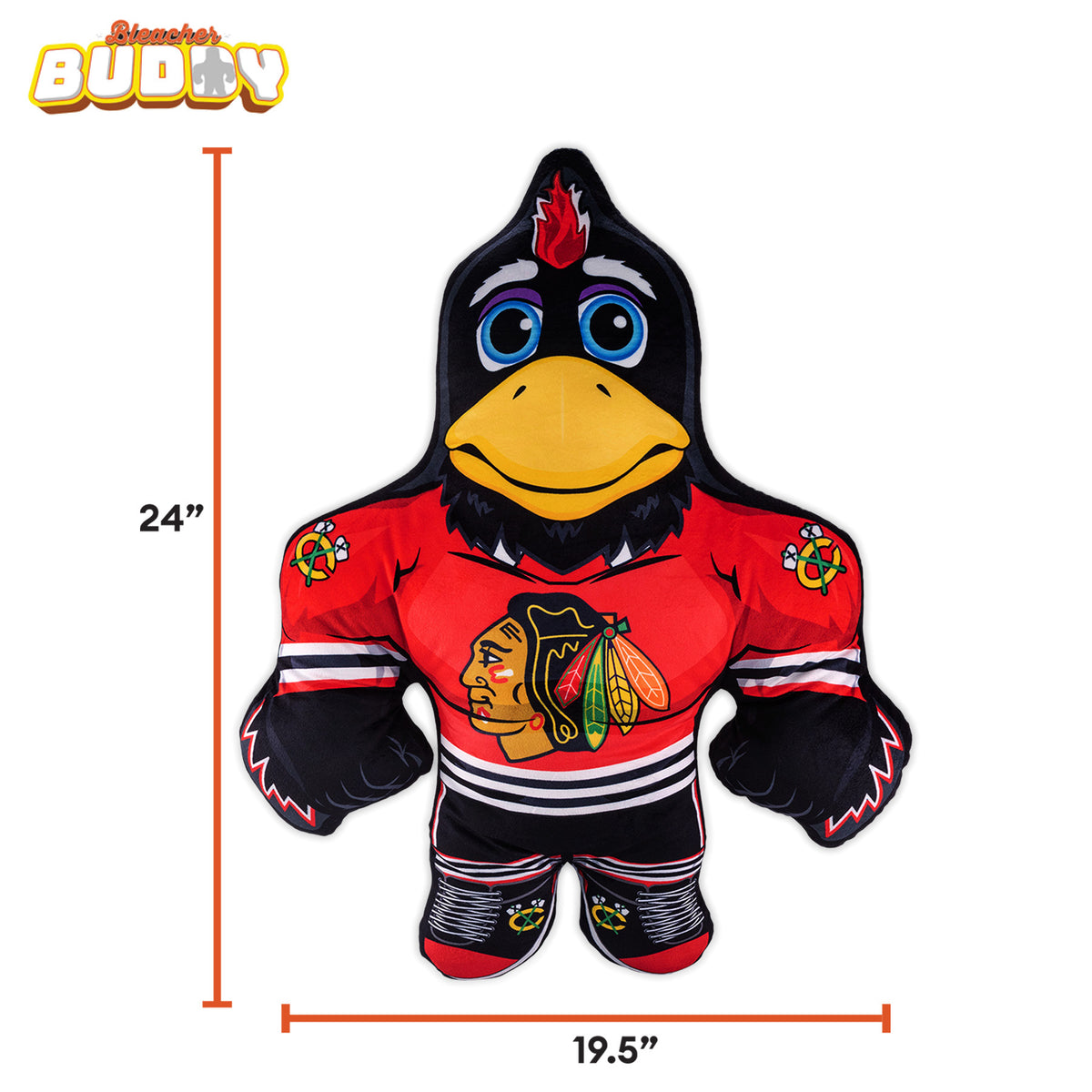 Chicago Blackhawks Tommyhawk 24" Mascot Bleacher Buddy