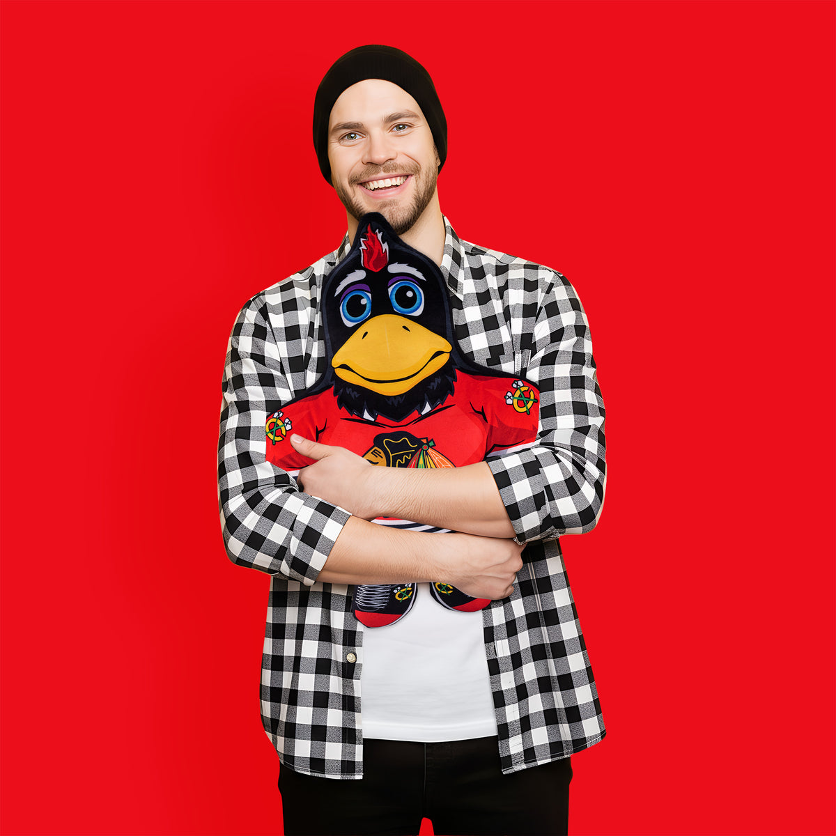 Chicago Blackhawks Tommyhawk 24" Mascot Bleacher Buddy