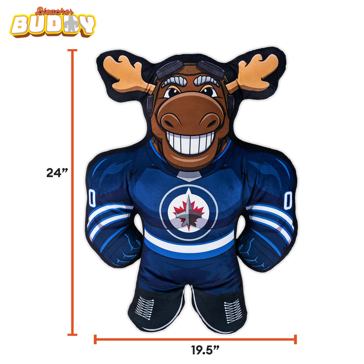 Winnipeg Jets Mick E. Moose 24" Mascot Bleacher Buddy