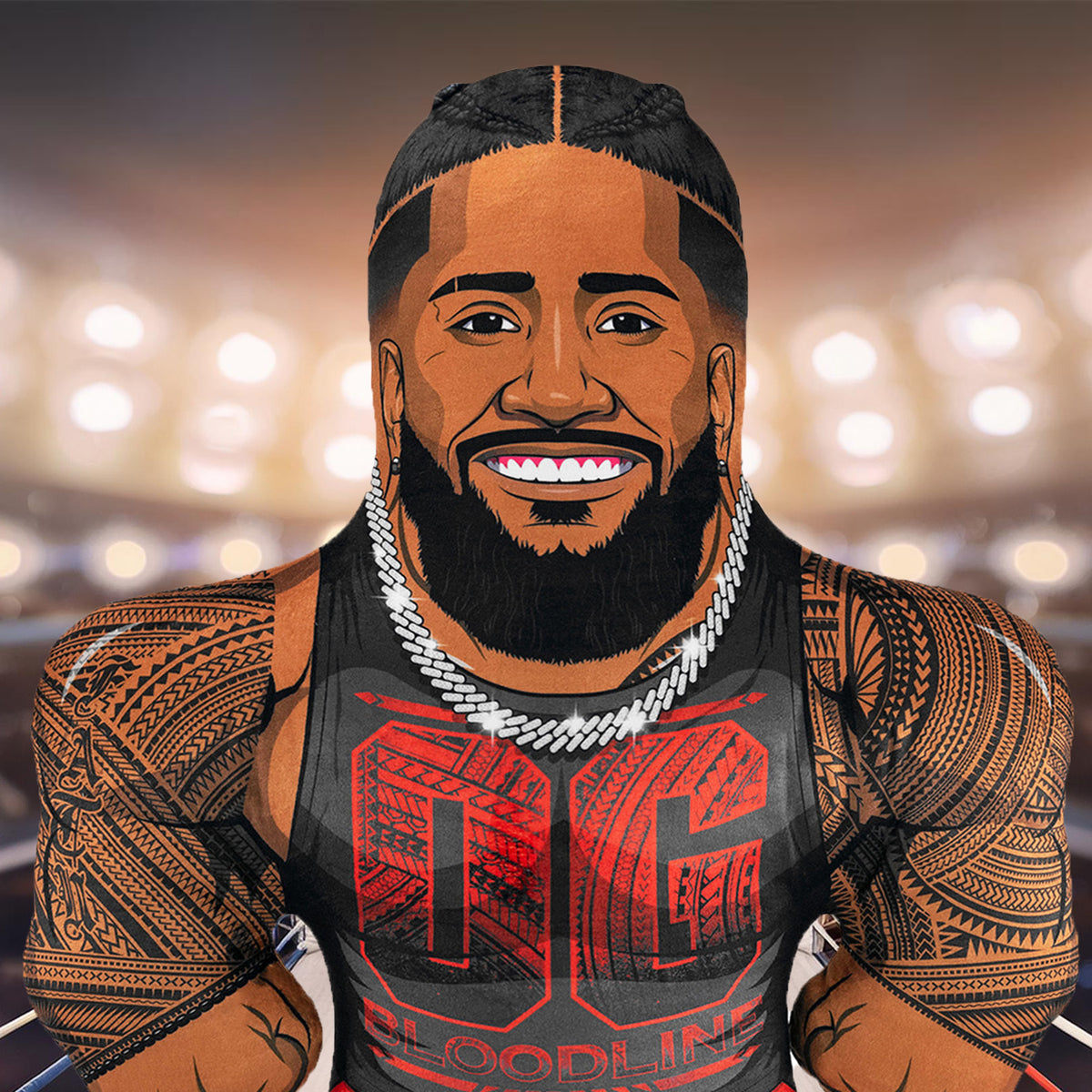 WWE Jimmy Uso 24&quot; Bleacher Buddy