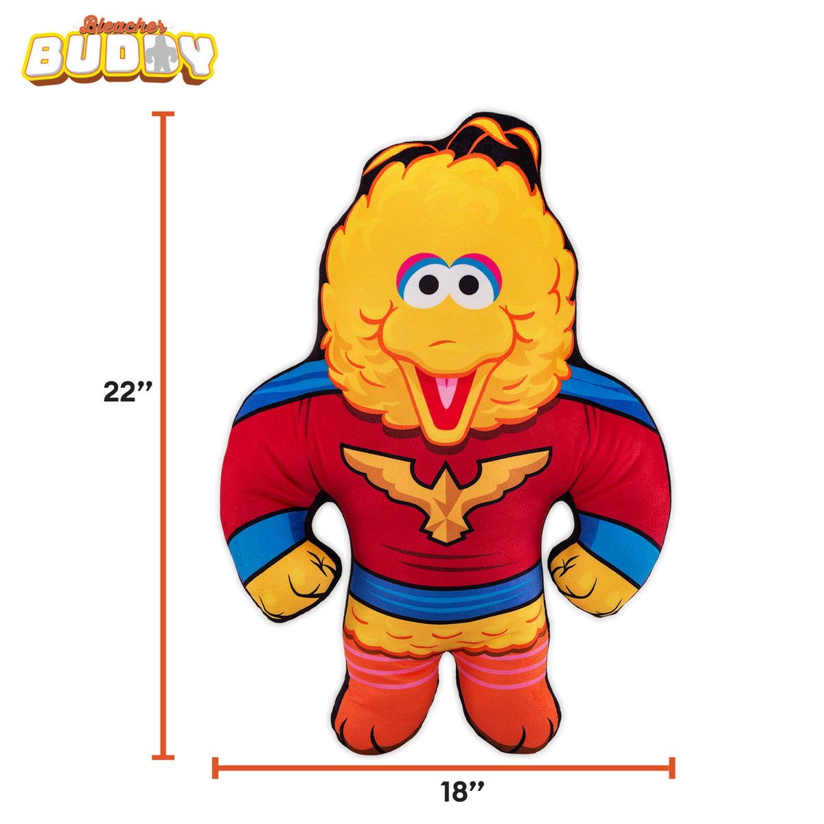 Sesame Street Big Bird Superhero 22" Bleacher Buddy