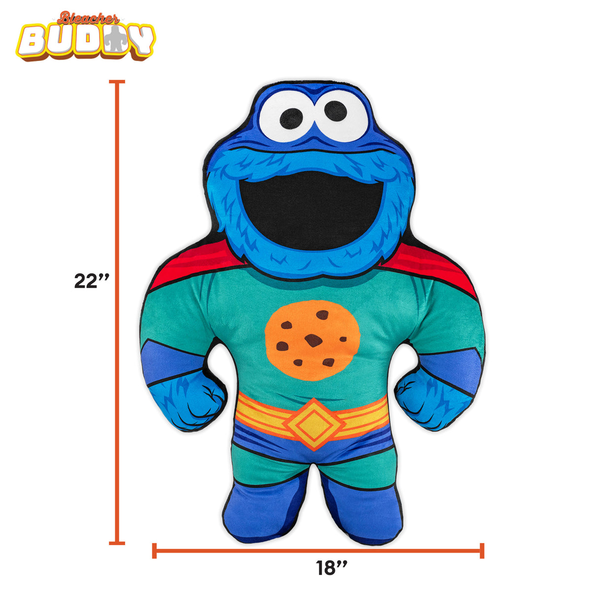 Sesame Street Cookie Monster Superhero 22" Bleacher Buddy
