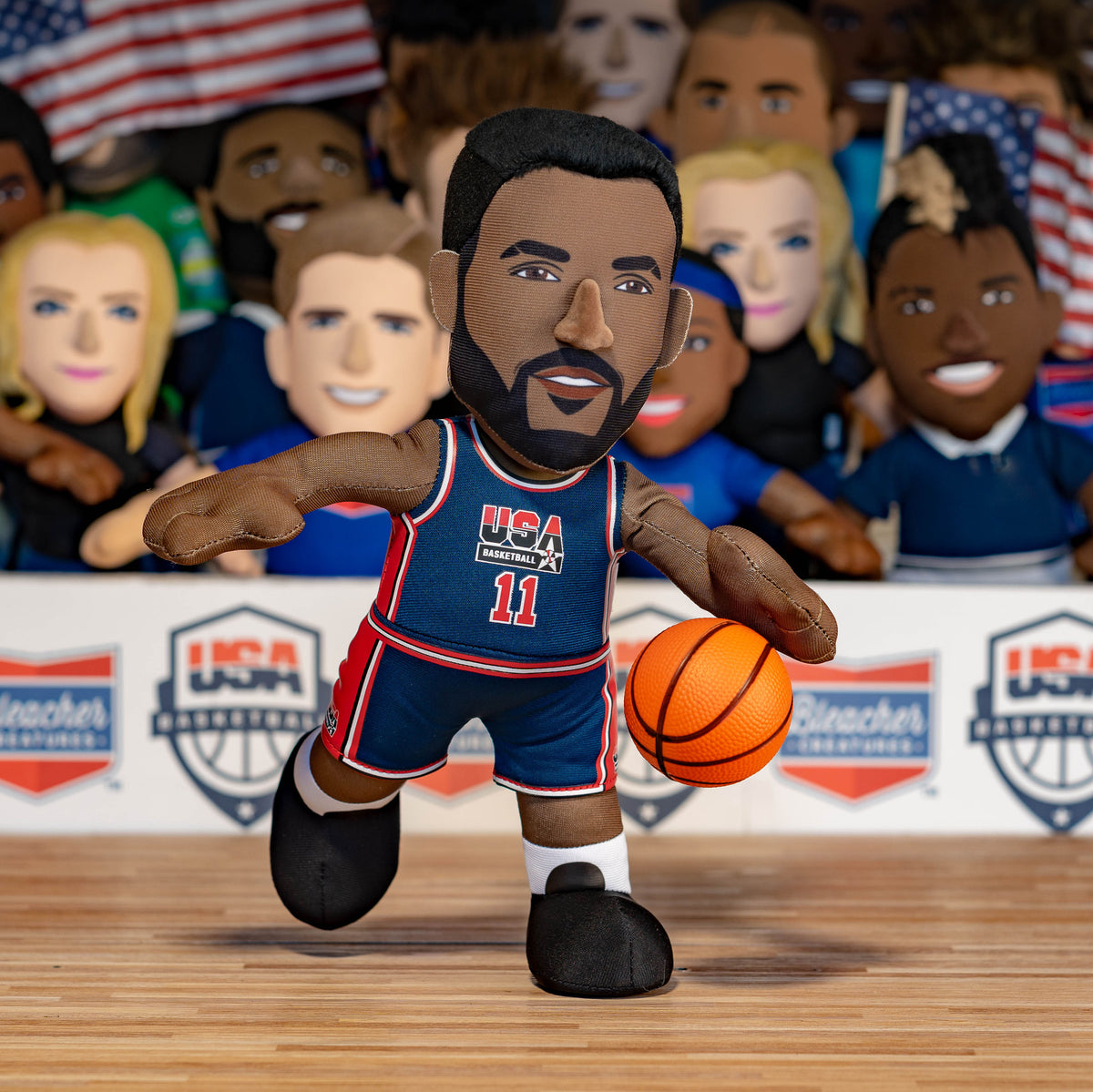 USA Basketball Dynamic Duo Bundle: Karl Malone and John Stockton 10&quot; Plush Figures