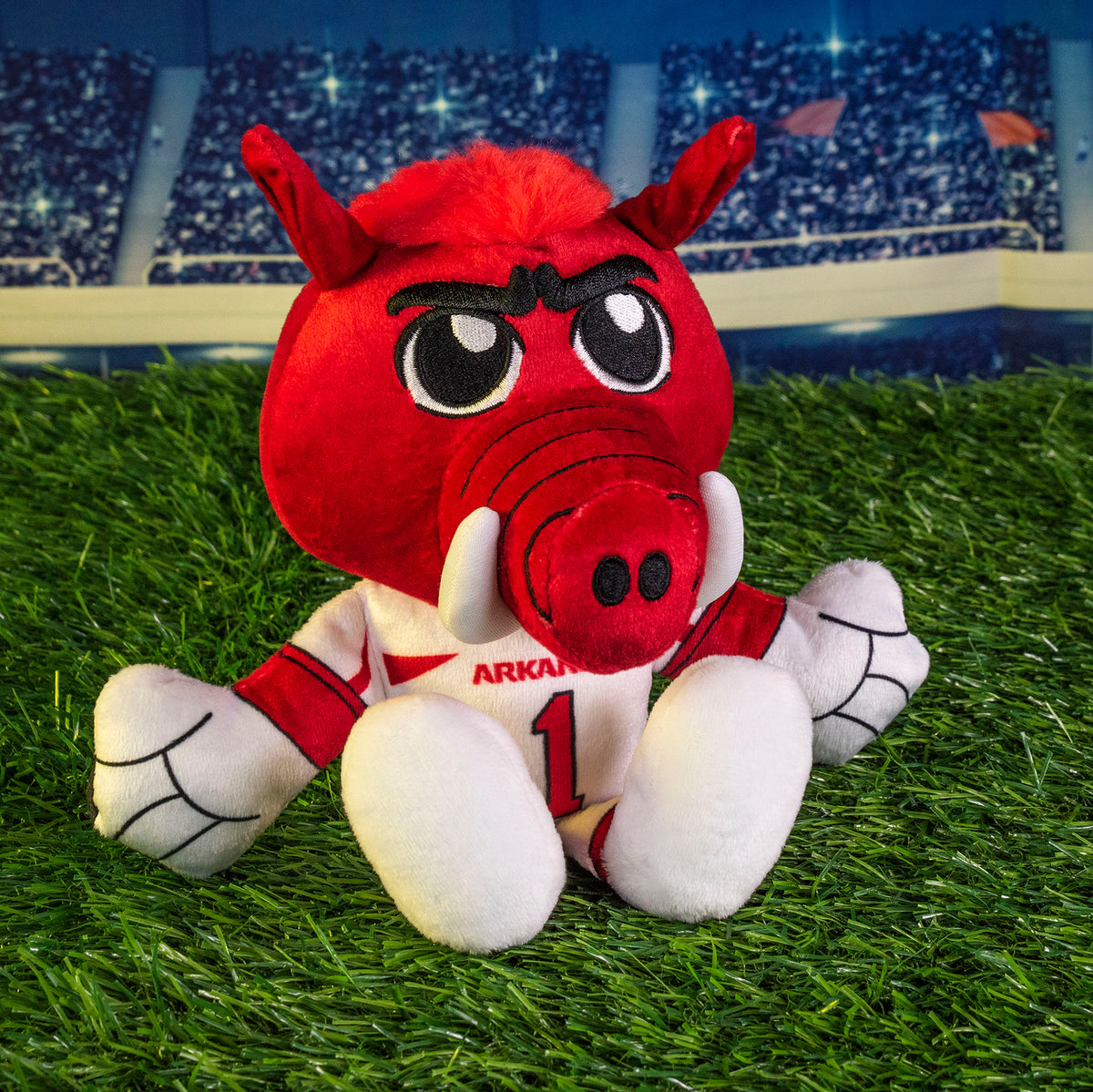 Arkansas Razorbacks Big Red 8&quot; Mascot Kuricha Plush