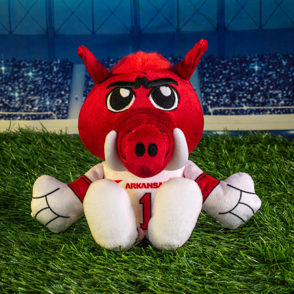 Arkansas Razorbacks Big Red 8&quot; Mascot Kuricha Plush