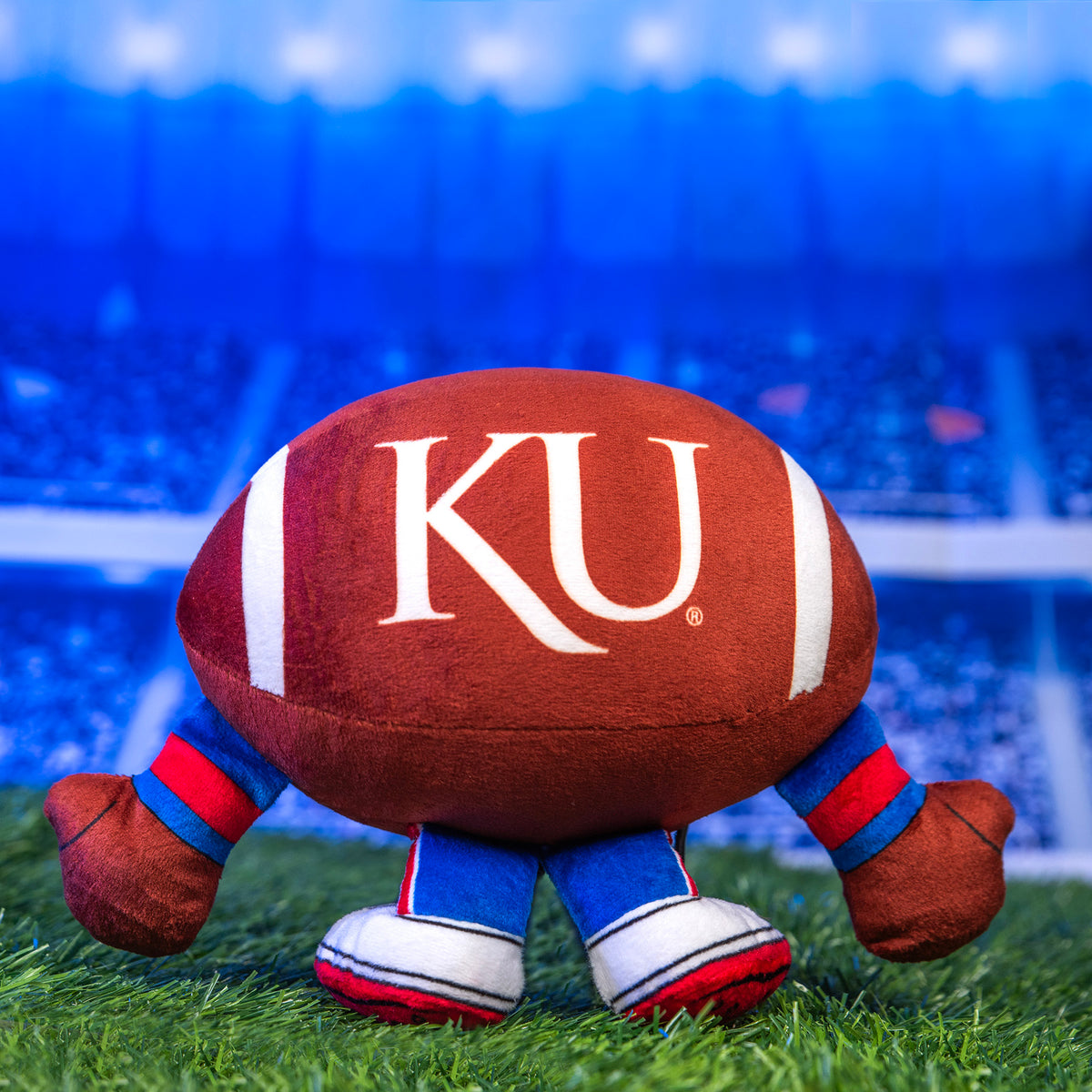 Kansas Jayhawks 8&quot; Kuricha Football Plush