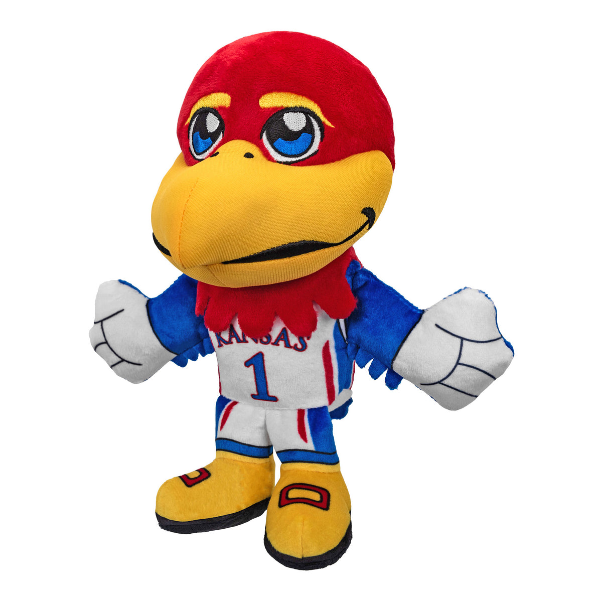 Kansas Jayhawks Big Jay 8&quot; Mascot Kuricha Plush