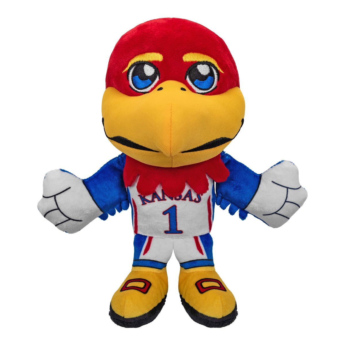 Kansas Jayhawks Big Jay 8&quot; Mascot Kuricha Plush