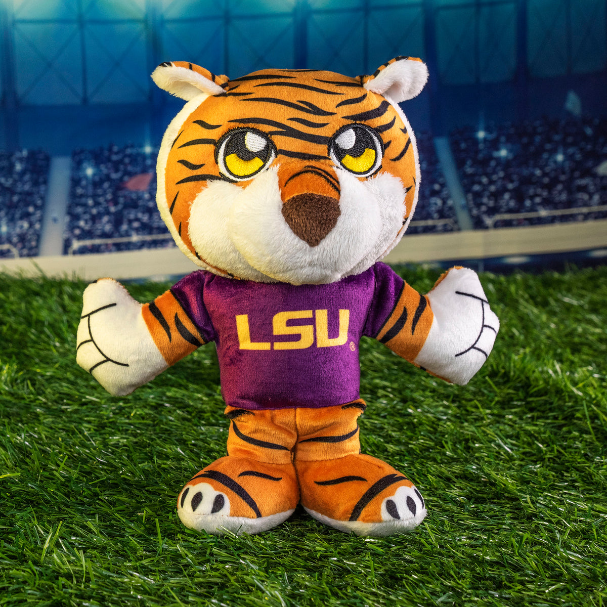 LSU Mike the Tiger 8&quot; Mascot Kuricha Sitting Plush