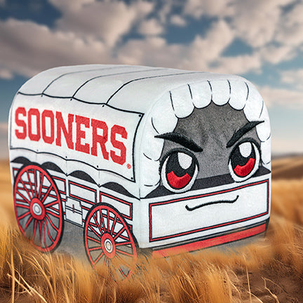Oklahoma Sooners Wagon 6&quot; Kuricha Plush