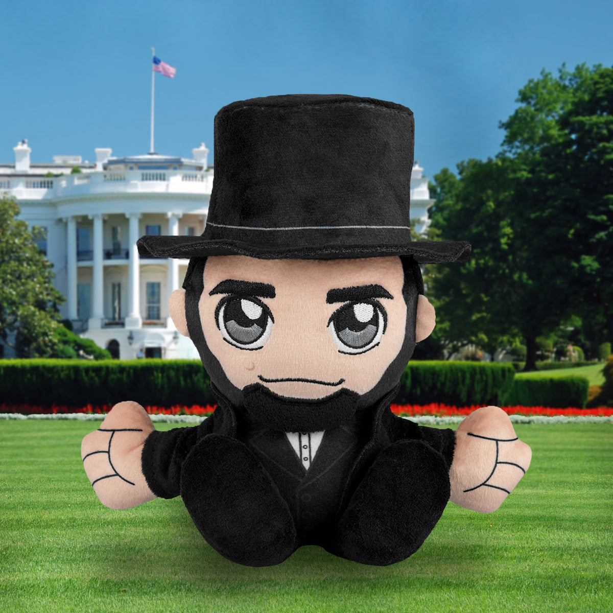 Abraham Lincoln 8&quot; Kuricha Plush