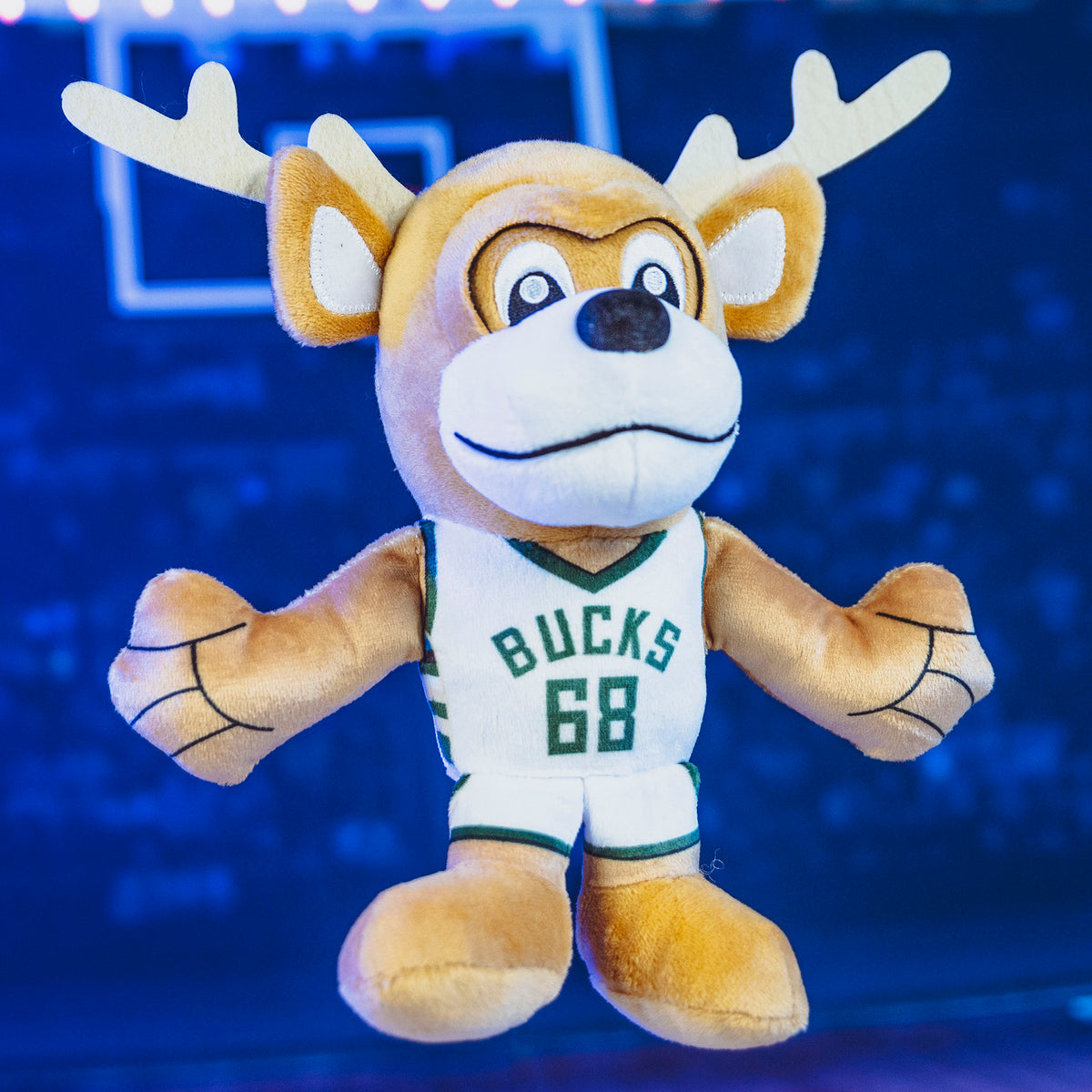 Milwaukee Bucks Bango 8&quot; Mascot Kuricha Plush (Association Uniform)