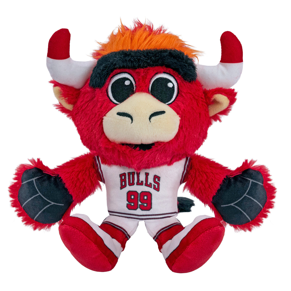 Chicago Bulls Benny The Bull #99 8" NBA Kuricha Sitting Mascot Plush