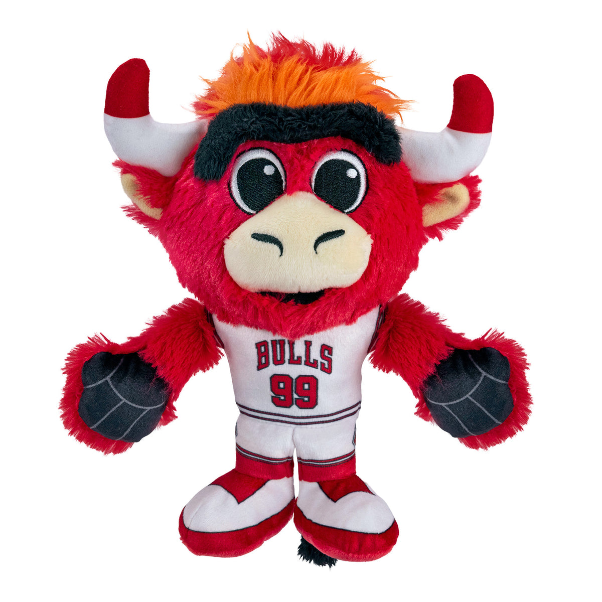 Chicago Bulls Benny The Bull #99 8" NBA Kuricha Sitting Mascot Plush