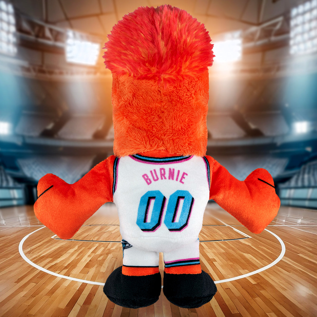 Miami Heat Burnie 8&quot; Mascot Kuricha Plush (Vice Edition)
