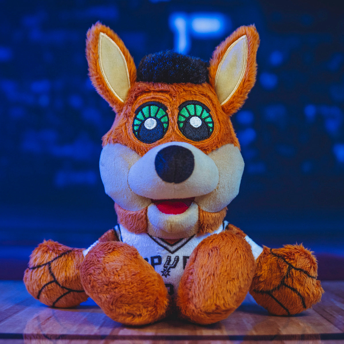 San Antonio Spurs Coyote Mascot 8&quot; Kuricha Plush (Association Uniform)