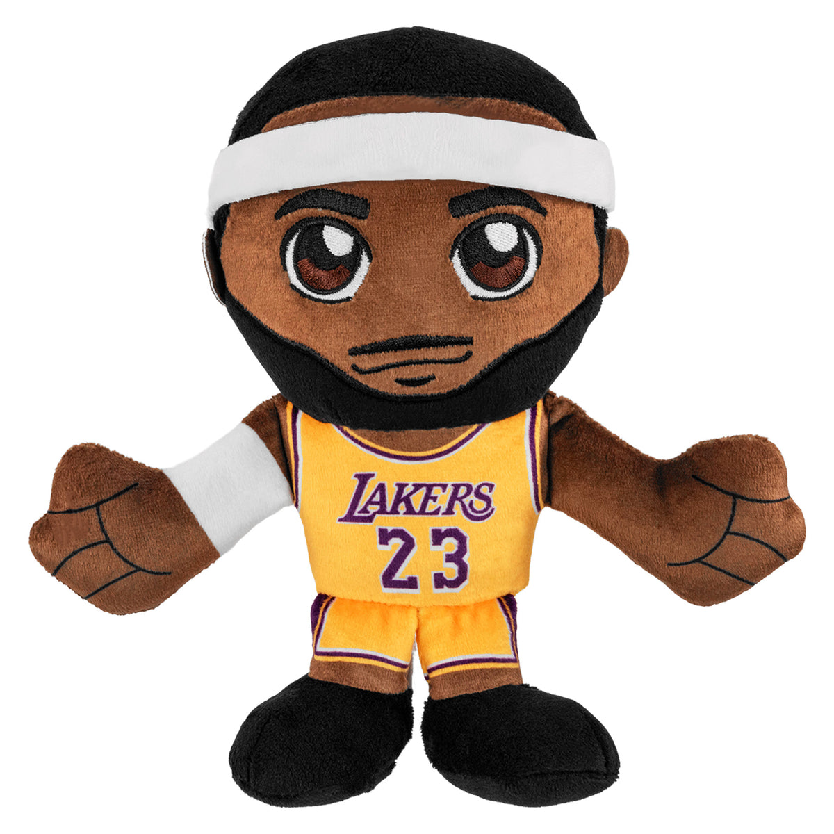 Los Angeles Lakers LeBron James 8&quot; Kuricha Plush (Gold Jersey)