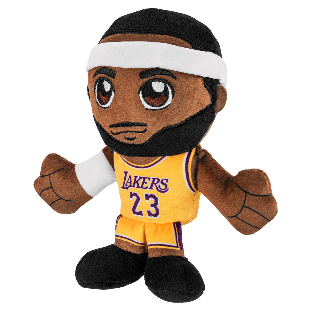 Los Angeles Lakers LeBron James 8&quot; Kuricha Plush (Gold Jersey)