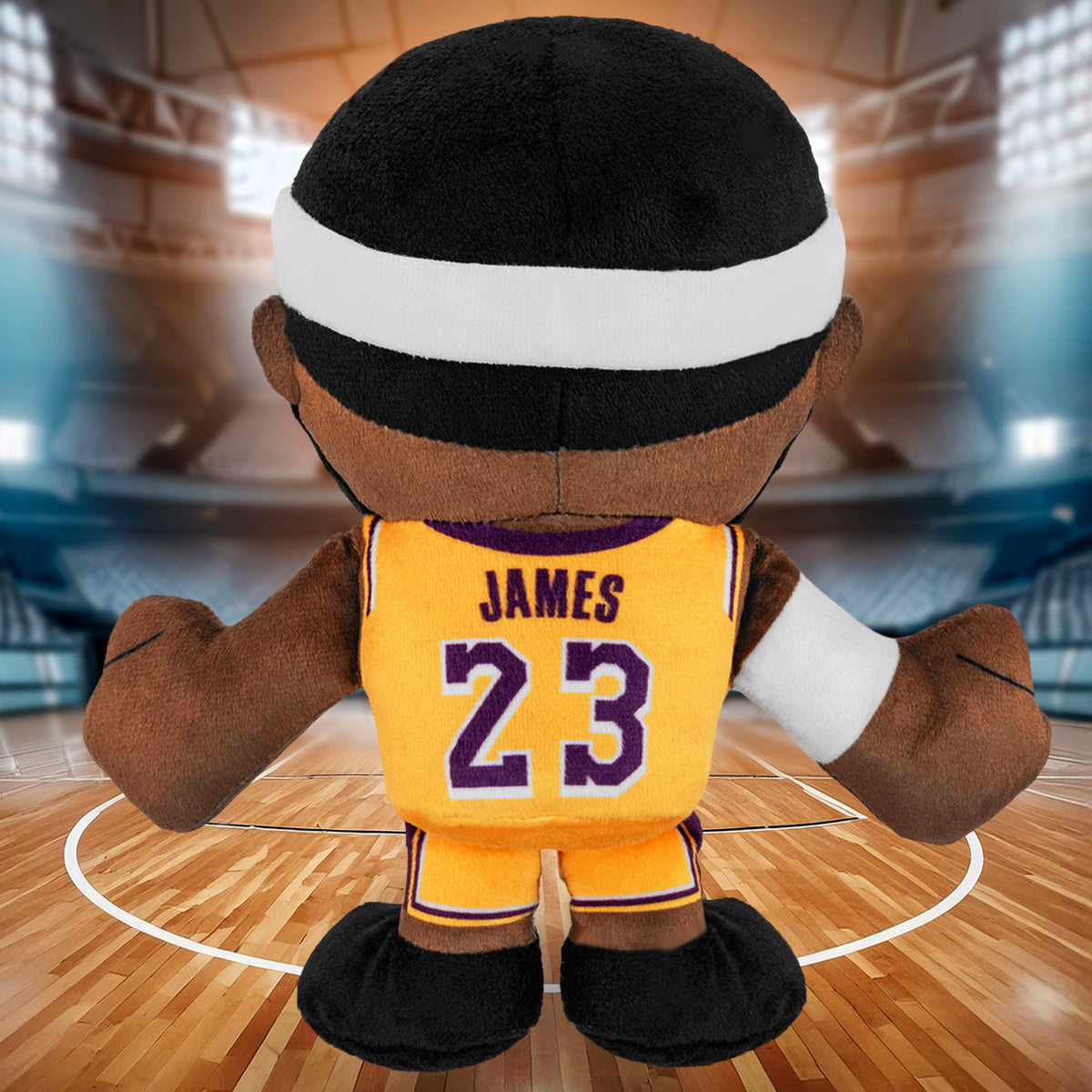 Los Angeles Lakers LeBron James 8&quot; Kuricha Plush (Gold Jersey)