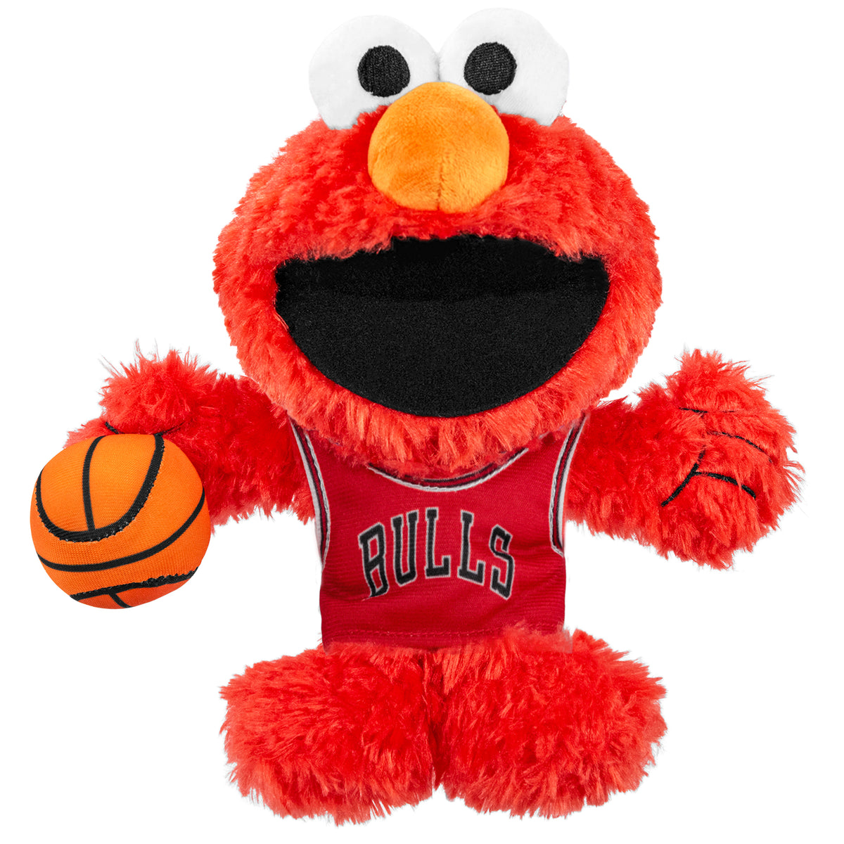 Chicago Bulls Sesame Street Elmo 8" NBA Kuricha Sitting Plush