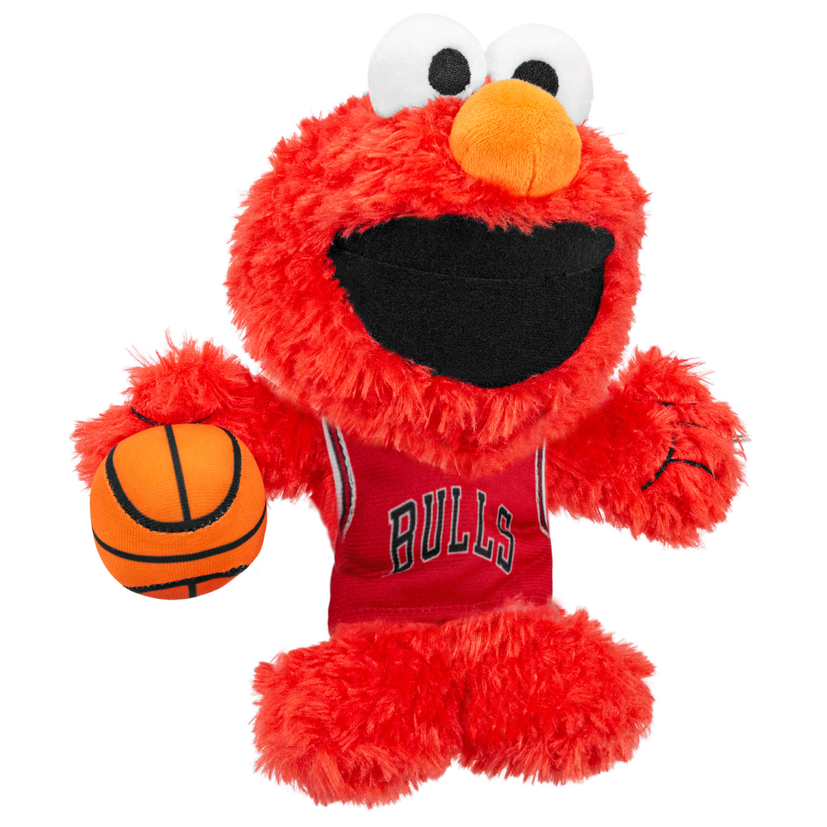 Chicago Bulls Sesame Street Elmo 8" NBA Kuricha Sitting Plush