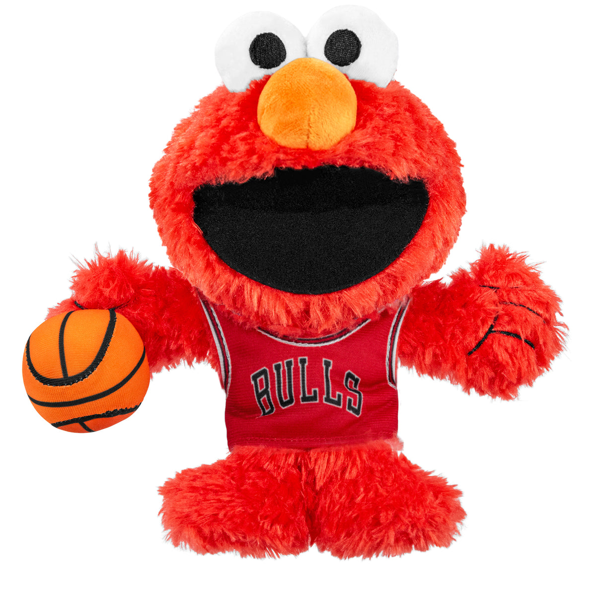 Chicago Bulls Sesame Street Elmo 8" NBA Kuricha Sitting Plush