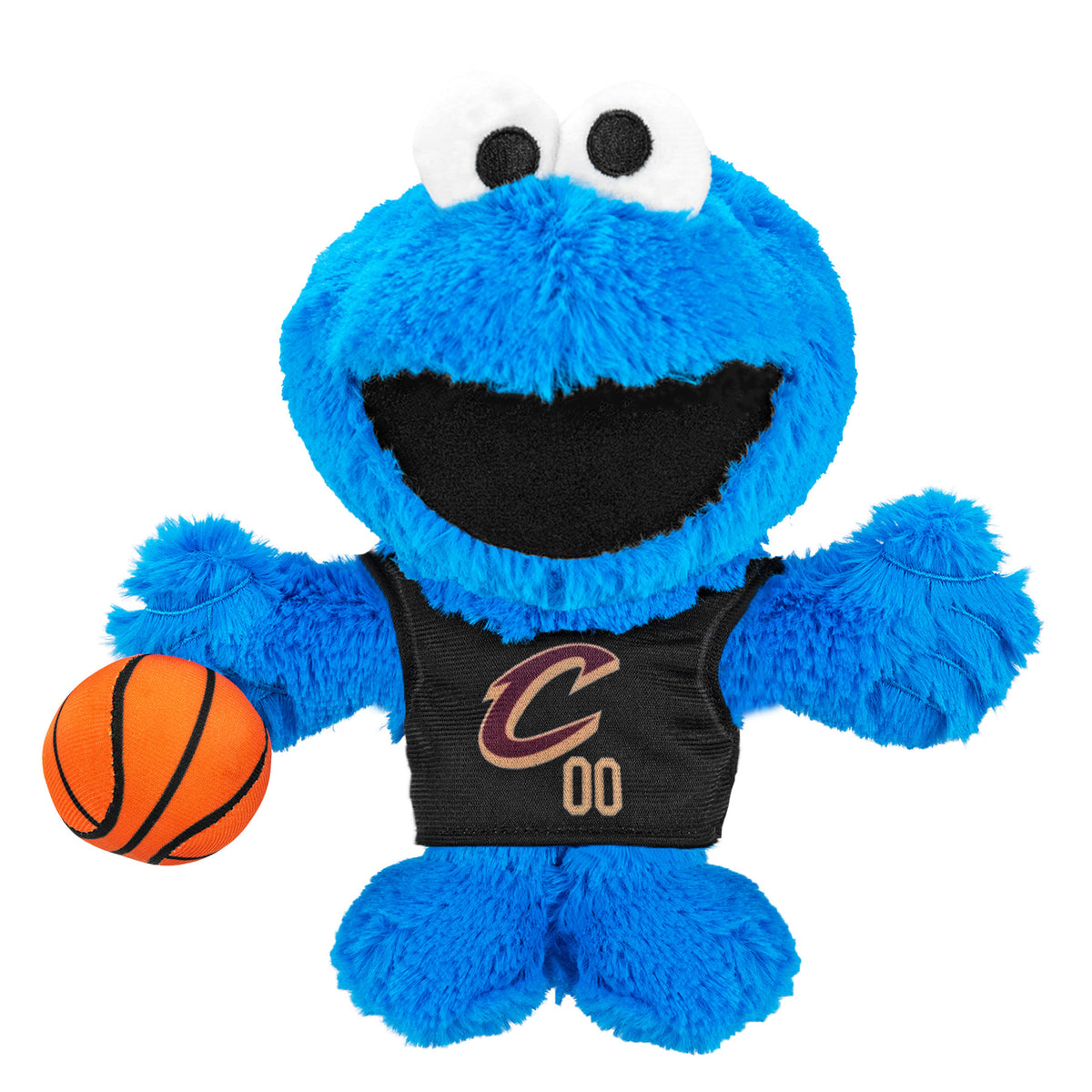 Cleveland Cavaliers Sesame Street Cookie Monster 8&quot; Kuricha Plush