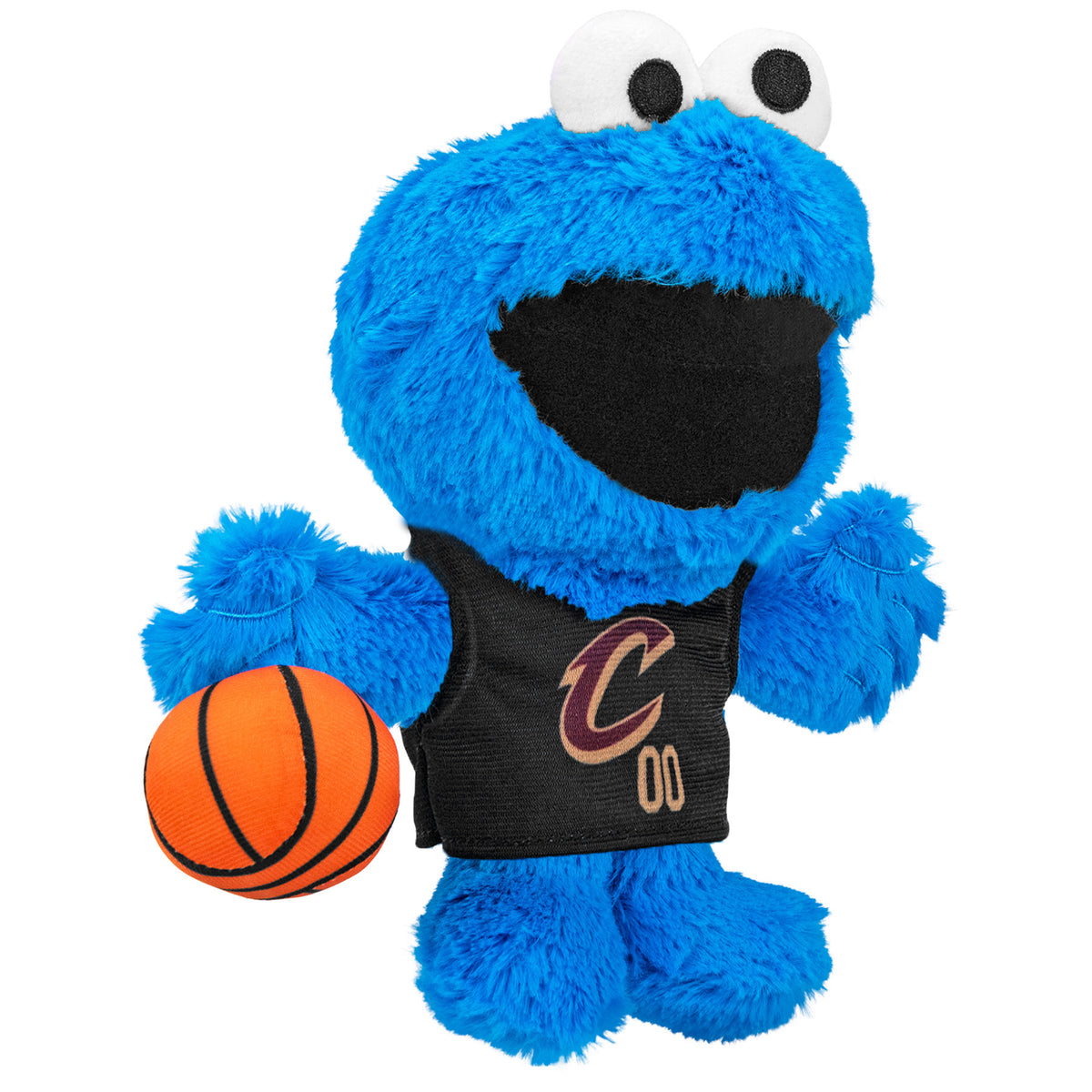 Cleveland Cavaliers Sesame Street Cookie Monster 8&quot; Kuricha Plush