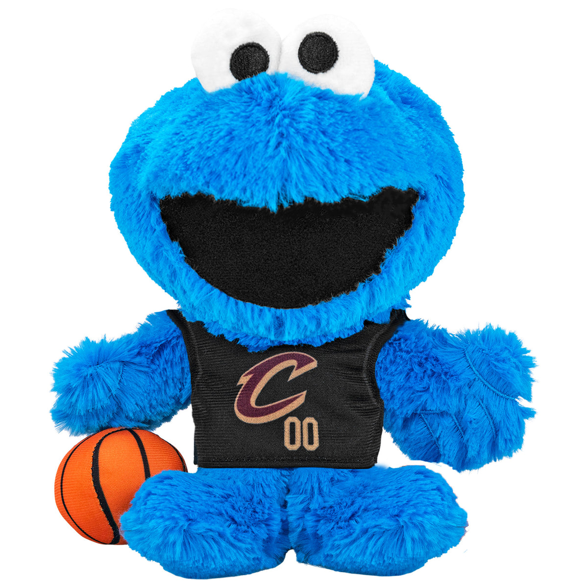 Cleveland Cavaliers Sesame Street Cookie Monster 8&quot; Kuricha Plush