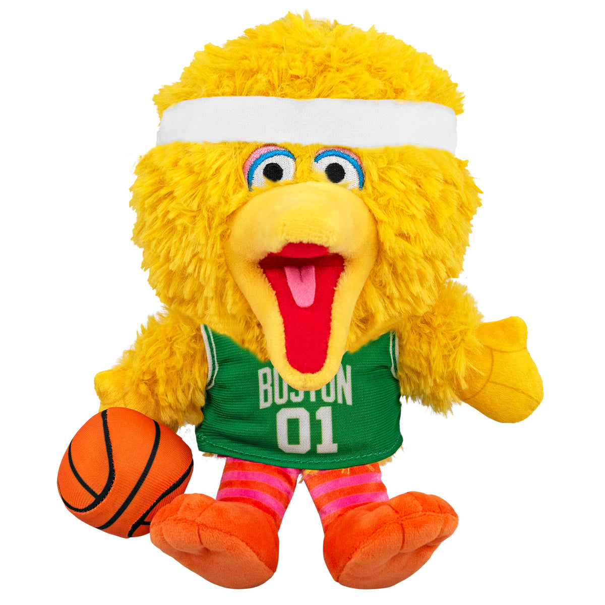 Boston Celtics Sesame Street Big Bird 8&quot; Kuricha Plush