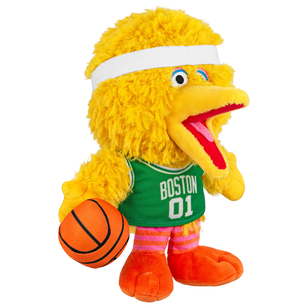 Boston Celtics Sesame Street Big Bird 8&quot; Kuricha Plush