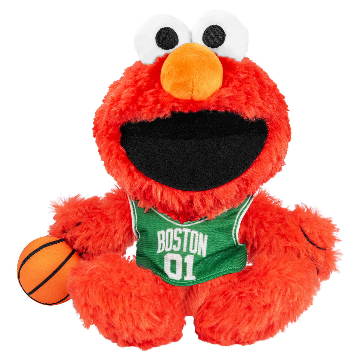 Boston Celtics Sesame Street Elmo 8&quot; Kuricha Plush